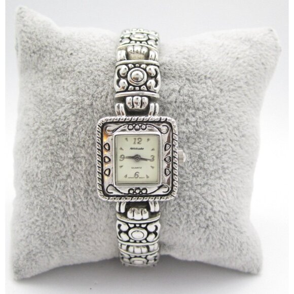 Women Attitude Quartz WR Analog 20mm Tank Style Watch (I35) "New Battery" - Picture 1 of 11